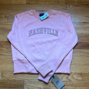 NWT peach color Nashville sweatshirt